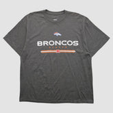 Denver Broncos 2010s T-shirt Dark Heather Gray Vintage