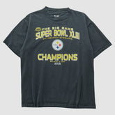 Pittsburgh Steelers NFL 2009 T-shirt Charcoal Vintage