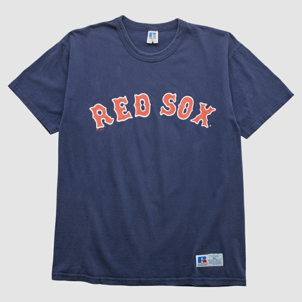 Boston Red Sox Russell 2000s T-shirt - Navy - S by Fanatics Real Vintage T-shirts