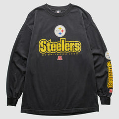Pittsburgh Steelers NFL 2010s Long Sleeve T-shirt Black Vintage