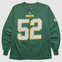 Green Bay Packers NFL 2010s Long Sleeve T-shirt Green Vintage