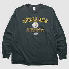 Pittsburgh Steelers Alstyle 2006 Long Sleeve T-shirt Black Vintage