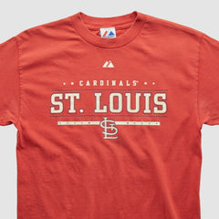 St. Louis Cardinals Majestic 2000s T-shirt - Red - S by Fanatics Real Vintage T-shirts