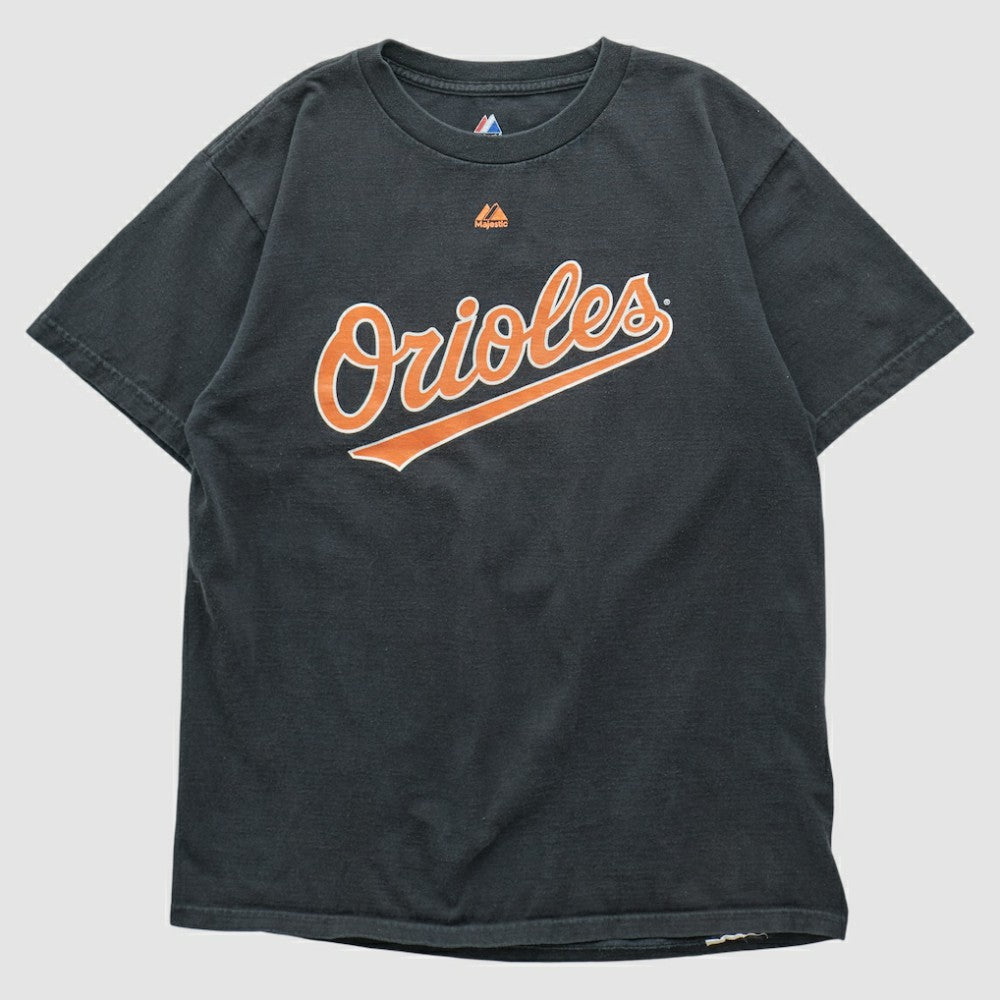Baltimore Orioles Majestic 2000s T-shirt - Black - XS by Fanatics Real Vintage T-shirts