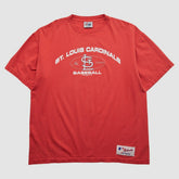 St. Louis Cardinals Majestic 2000 T-shirt - Red - L by Fanatics Real Vintage T-shirts