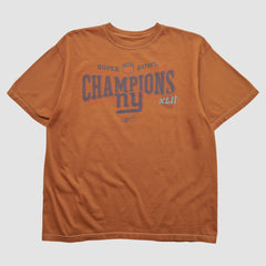 New York Giants Reebok 2007 T-shirt Orange Vintage