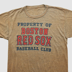 Boston Red Sox 80s T-shirt - Tan - S by Fanatics Real Vintage T-shirts