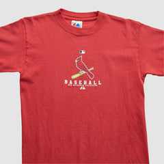 St. Louis Cardinals Majestic 2008 T-shirt - Red - S by Fanatics Real Vintage T-shirts