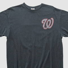 Washington Nationals Majestic 2010s T-shirt - Charcoal - M by Fanatics Real Vintage T-shirts
