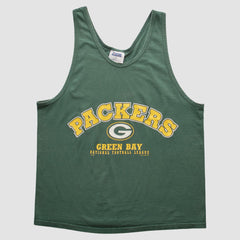 Green Bay Packers CSA 90s Tank Green Vintage