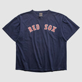 Boston Red Sox Majestic 2000s T-shirt - Navy - M by Fanatics Real Vintage T-shirts