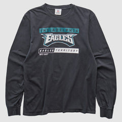 Philadelphia Eagles NFL 2010s Long Sleeve T-shirt Black Vintage