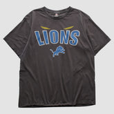 Detroit Lions Team Edition Apparel 2010s T-shirt Charcoal Vintage