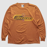 Pittsburgh Steelers 2000s Long Sleeve T-shirt Brown Vintage