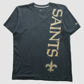 New Orleans Saints NFL 2010s T-shirt Black Vintage
