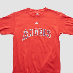 Los Angeles Angels Majestic 2000s T-shirt - Red - XS by Fanatics Real Vintage T-shirts