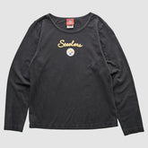 Pittsburgh Steelers NFL 2000s Long Sleeve T-shirt Black Vintage