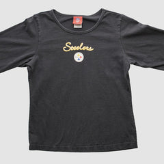Pittsburgh Steelers NFL 2000s Long Sleeve T-shirt Black Vintage