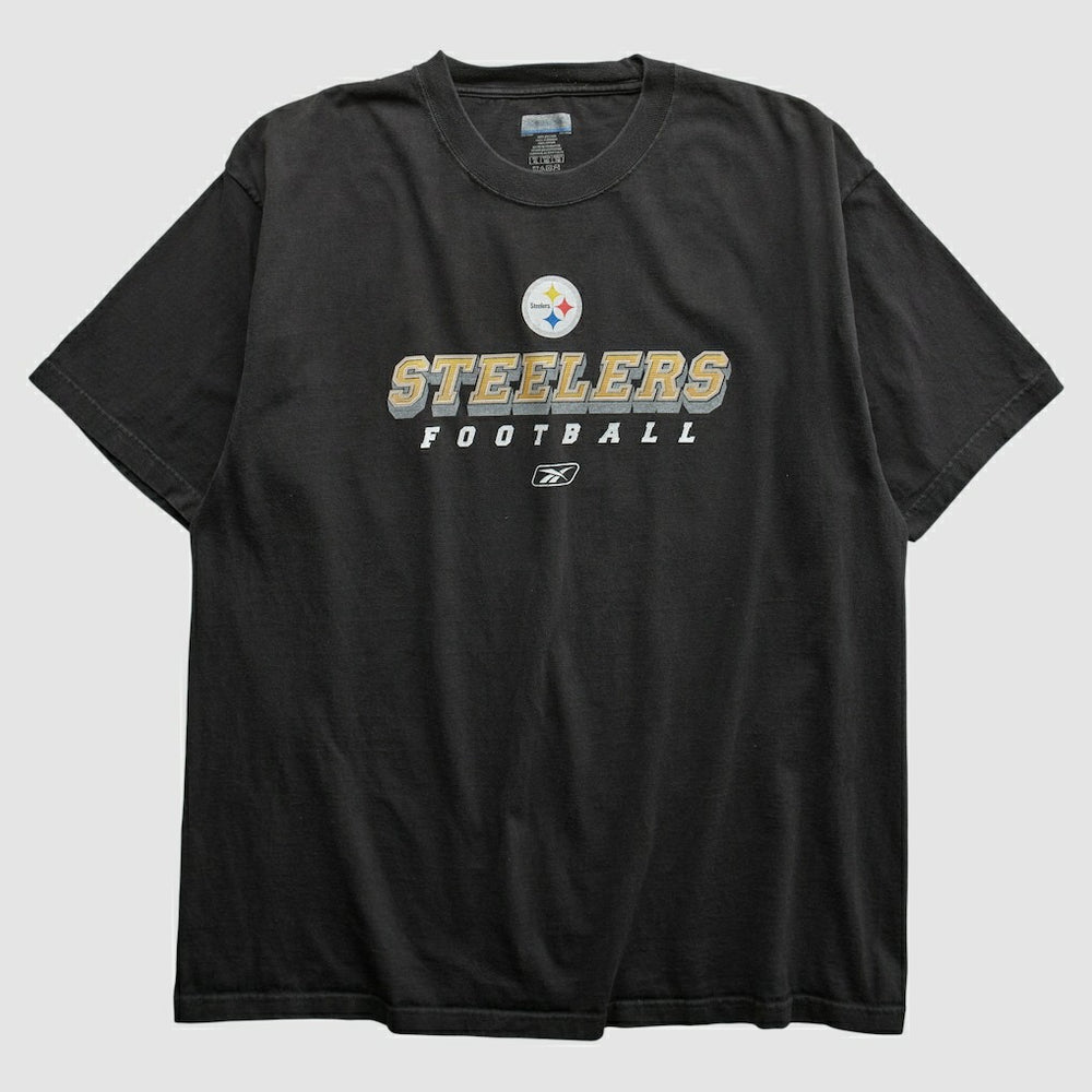Pittsburgh Steelers Reebok 2000s T-shirt Black Vintage