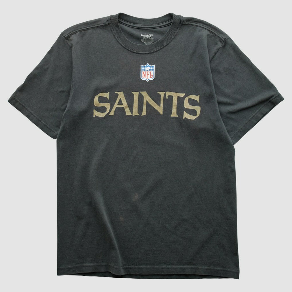 New Orleans Saints Reebok 2000s T-shirt Charcoal Vintage
