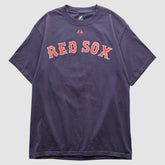 Boston Red Sox Majestic 2000s T-shirt - Navy - S by Fanatics Real Vintage T-shirts