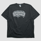 San Antonio Spurs NBA 2000s T-shirt Black Vintage