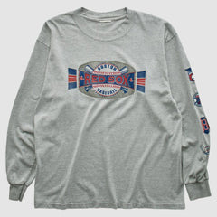 Boston Red Sox 2001 Long Sleeve T-shirt - Heather Gray - S by Fanatics Real Vintage T-shirts