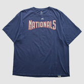 Washington Nationals Majestic 2010s T-shirt - Navy - L by Fanatics Real Vintage T-shirts