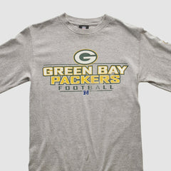 Green Bay Packers NFL 2010s Long Sleeve T-shirt Heather Gray Vintage