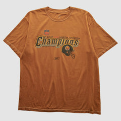 Pittsburgh Steelers Reebok 2007 T-shirt Orange Vintage