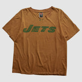 New York Jets 2000s T-shirt Brown Vintage