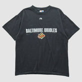 Baltimore Orioles Majestic 2007 T-shirt - Black - M by Fanatics Real Vintage T-shirts