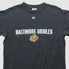 Baltimore Orioles Majestic 2007 T-shirt - Black - M by Fanatics Real Vintage T-shirts