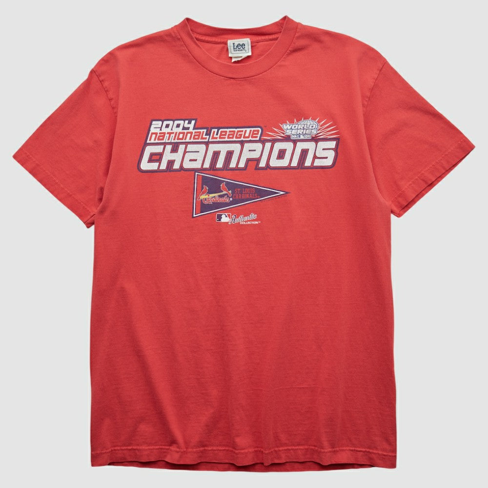 St. Louis Cardinals Lee Apparel 2004 T-shirt - Red - M by Fanatics Real Vintage T-shirts