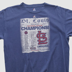 St. Louis Cardinals Majestic 2011 T-shirt - Navy - XL by Fanatics Real Vintage T-shirts