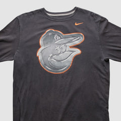 Baltimore Orioles Nike 2010s Long Sleeve T-shirt - Black - M by Fanatics Real Vintage T-shirts