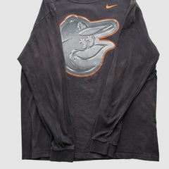 Baltimore Orioles Nike 2010s Long Sleeve T-shirt - Black - M by Fanatics Real Vintage T-shirts