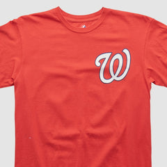 Washington Nationals Majestic 2000s T-shirt - Red - S by Fanatics Real Vintage T-shirts