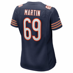 NFL Jeremiah Martin Chicago Bears Women's Team Game Jersey - Navy