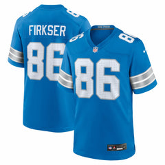 NFL Anthony Firkser Detroit Lions Team Game Jersey - Blue