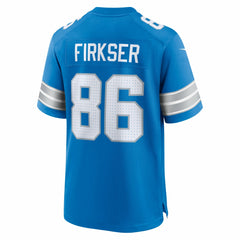 NFL Anthony Firkser Detroit Lions Team Game Jersey - Blue