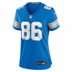 NFL Anthony Firkser Detroit Lions Women's Team Game Jersey - Blue