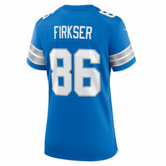 NFL Anthony Firkser Detroit Lions Women's Team Game Jersey - Blue