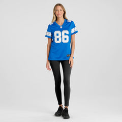 NFL Anthony Firkser Detroit Lions Women's Team Game Jersey - Blue