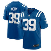 NFL George Odum Indianapolis Colts Team Game Jersey - Royal