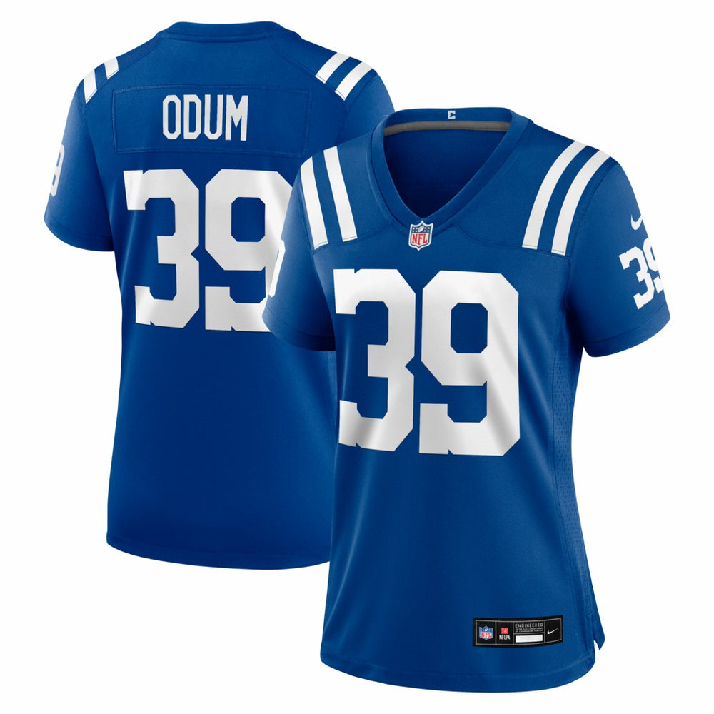 NFL George Odum Indianapolis Colts Women's Team Game Jersey - Royal
