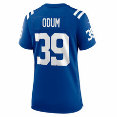 NFL George Odum Indianapolis Colts Women's Team Game Jersey - Royal
