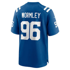 NFL Chris Wormley Indianapolis Colts Team Game Jersey - Royal
