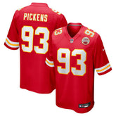 NFL Zacch Pickens Kansas City Chiefs Team Game Jersey - Red