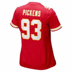NFL Zacch Pickens Kansas City Chiefs Women's Team Game Jersey - Red